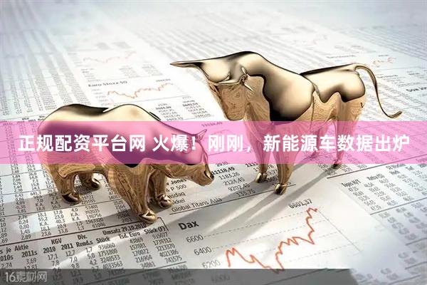 正规配资平台网 火爆！刚刚，新能源车数据出炉